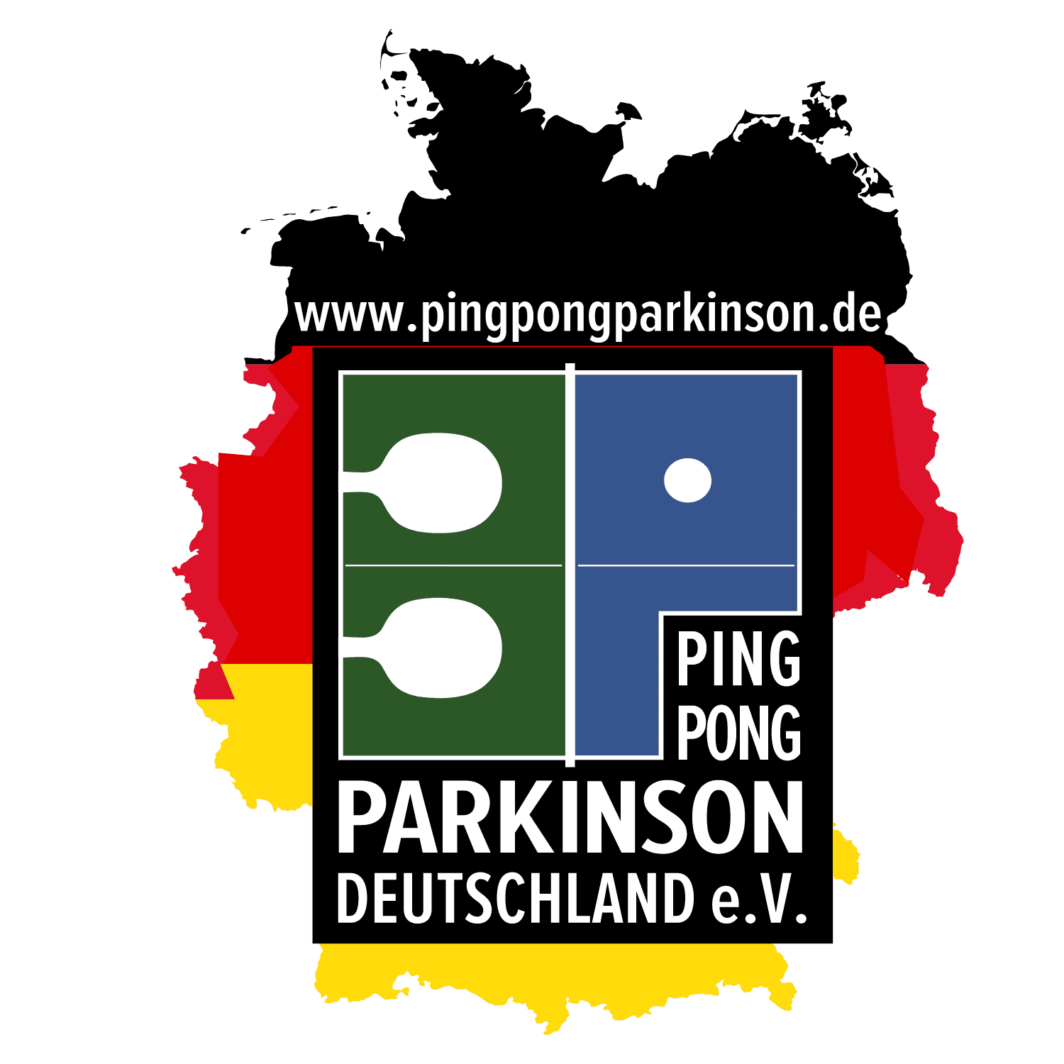 Logo des Vereins PingPongParkinson Deutschland e.V.